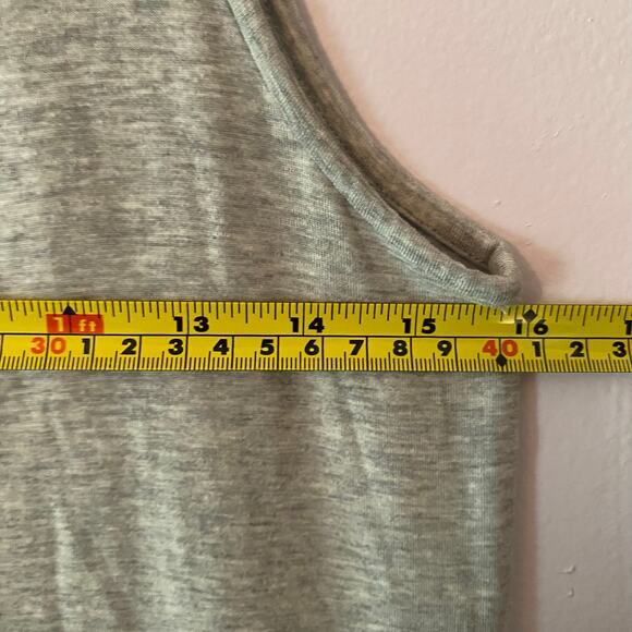 Eileen Fisher Gray Fine Jersey Tank Dress Sleeveless Midi Stretchy Women's XXS - Picture 7 of 9